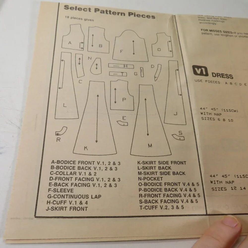 Simplicity 9951 clothing pattern Dress UNCUT 16-20